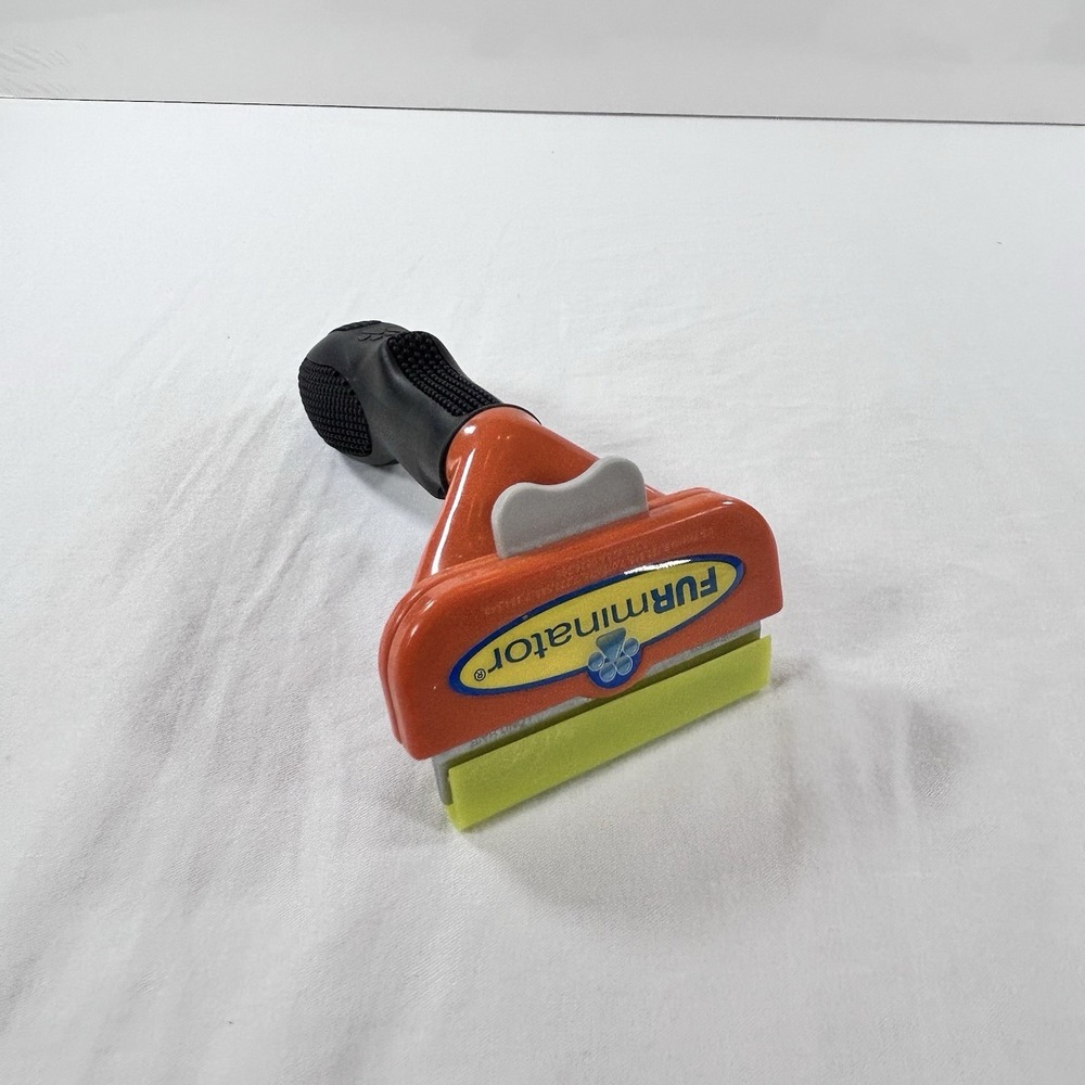 Furminator Undercoat Deshedding Comb for Large Hairy Dog Cat ORANGE long hair